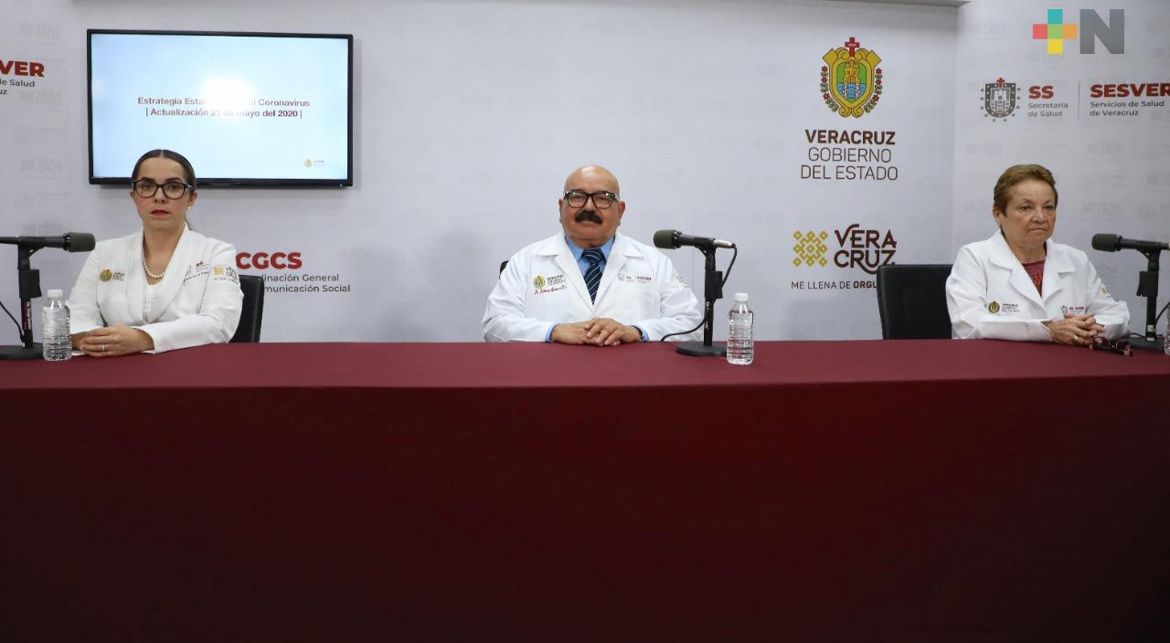 Hay 142 nuevos casos de COVID-19 en Veracruz