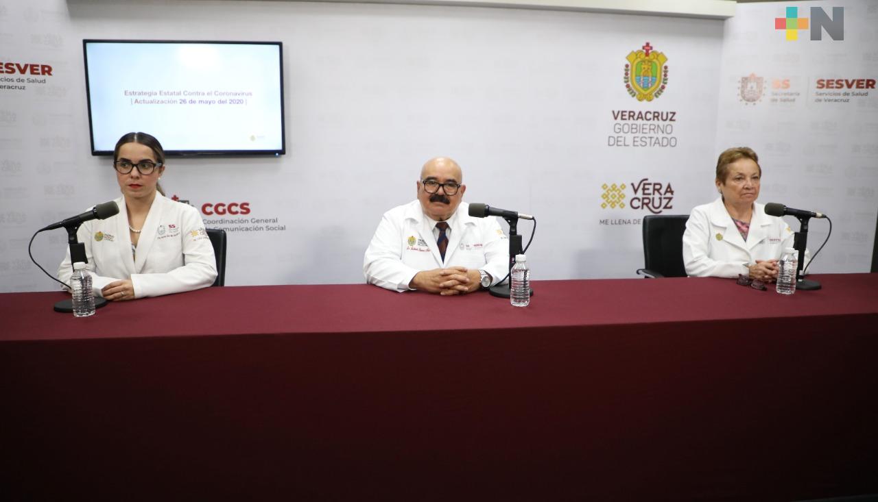 Registra Veracruz 312 nuevos casos de COVID-19; ya hay 3 mil 261