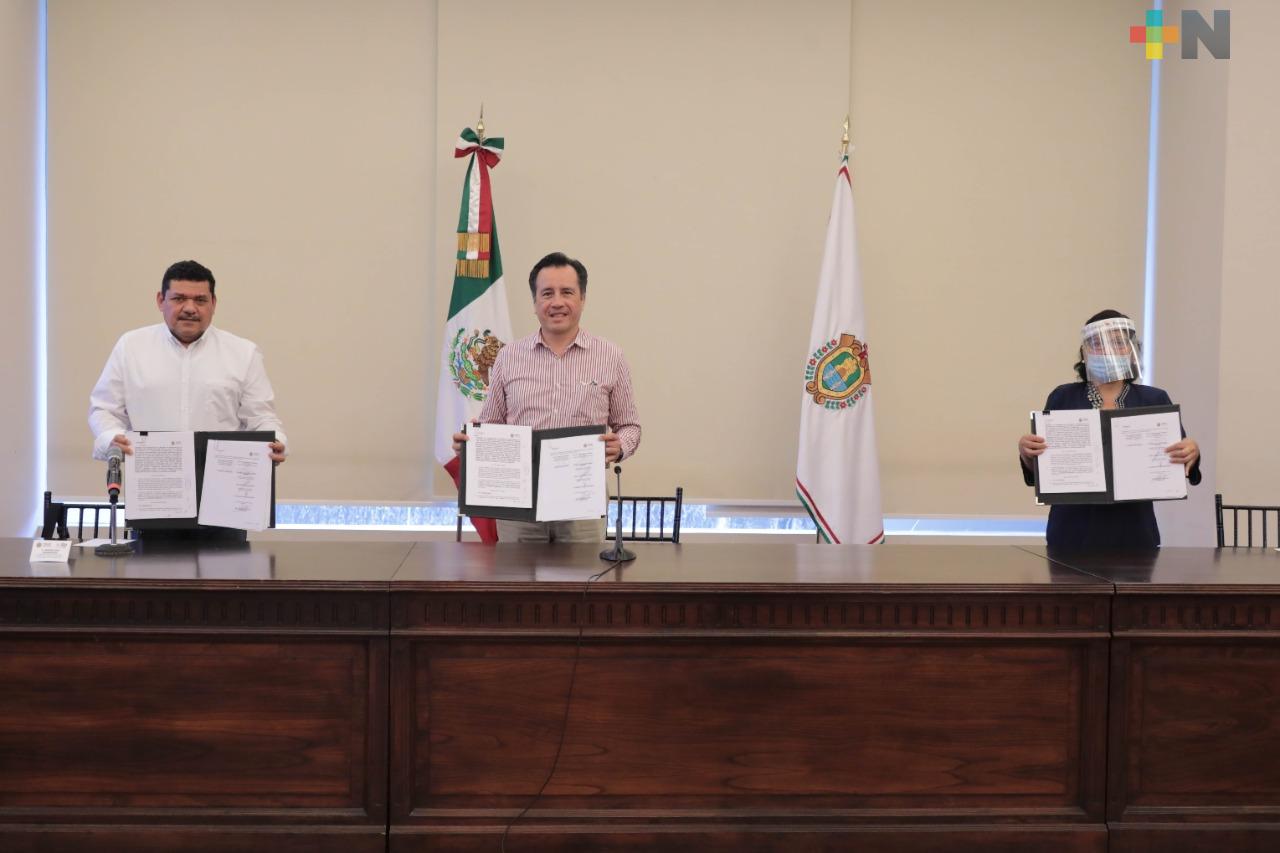 Bienestar y Veracruz firman convenio para sembrar 4 millones de plantas y mantener 68 mil empleos