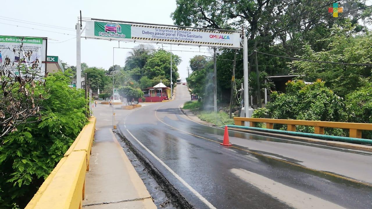 Filtros sanitarios y otras medidas se refuerzan en Omealca