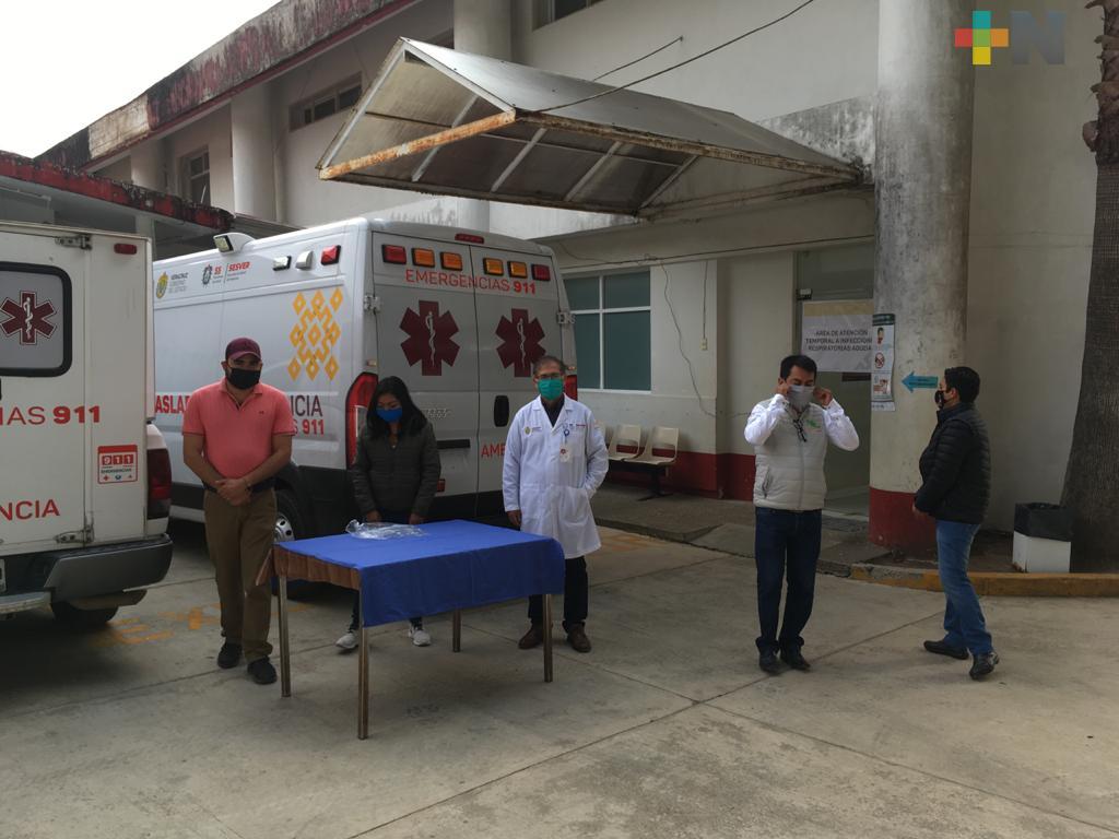 Ambulancia mejora atención médica en Huayacocotla