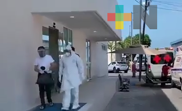 Disminuye número de pacientes con COVID-19 en Hospital Naval de Veracruz