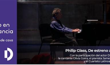 A disfrutar De estreno a los 80, concierto de Philip Glass en internet