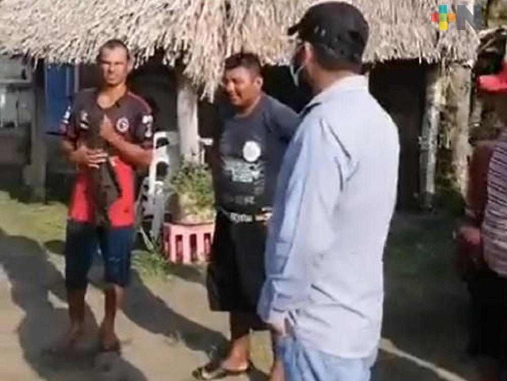 Regresan pescadores de Pajapan, reportados como desaparecidos