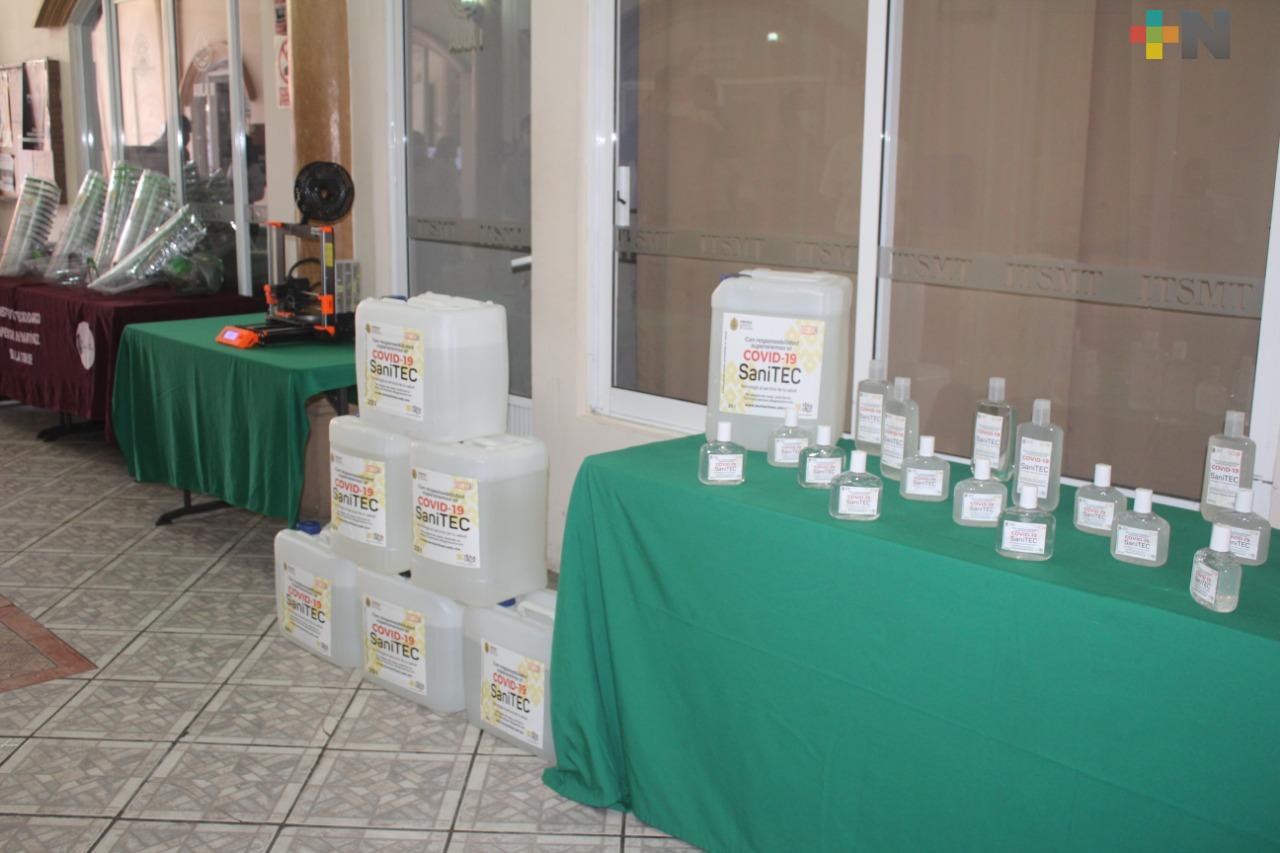 Tecnológico de Martínez entregó insumos a personal del sector salud