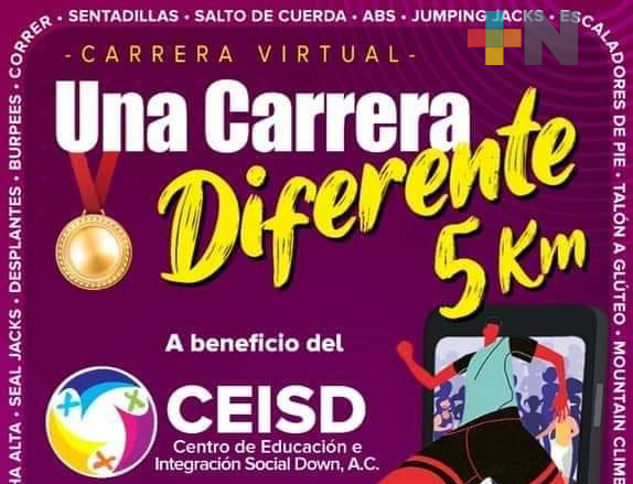 Correrán virtualmente en apoyo a Centro de Integración Down