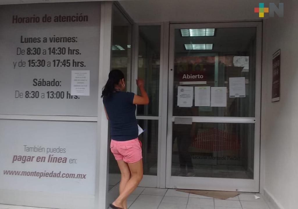 Incrementa afluencia de personas a casas de empeño de la ciudad de Veracruz