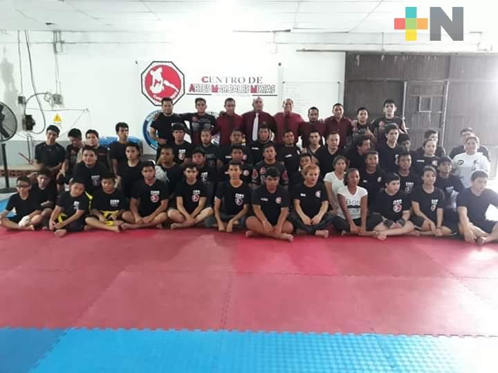 Centro de Artes Marciales Mixtas de Minatitlán cumple nueve años activo