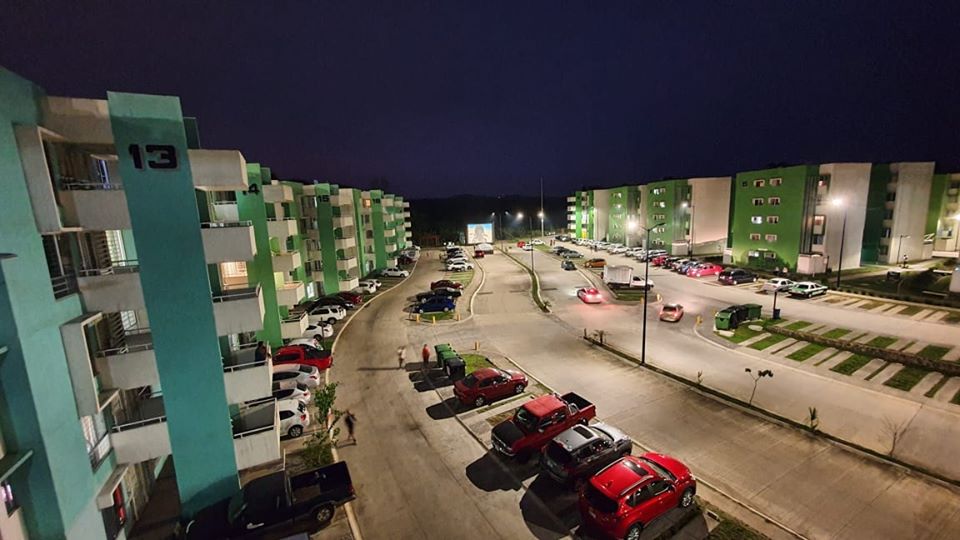 Habitantes del fraccionamiento Valle Real disfrutaron de Cinestrés