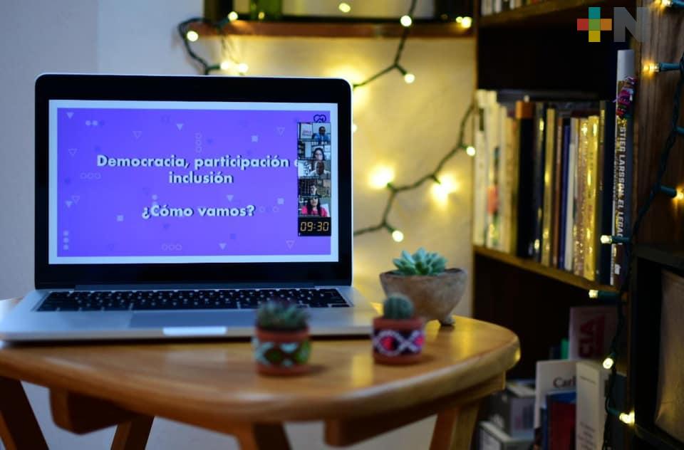 OPLE Veracruz transmite el foro digital “Democracia es inclusión”