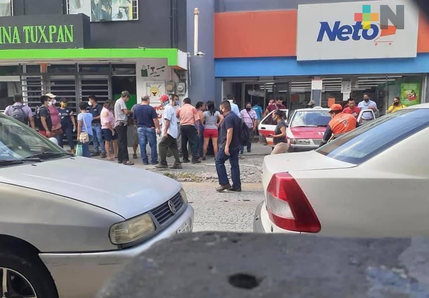 Cierran tienda de autoservicio en Tuxpan por no respetar disposiciones sanitarias
