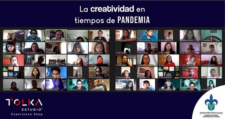 Realiza la UV, conversatorio virtual “La creatividad en tiempos de pandemia”