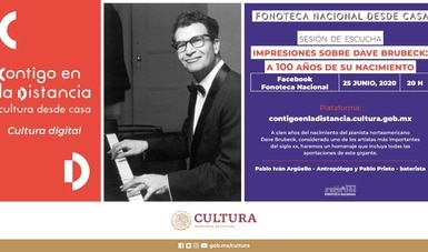 Fonoteca Nacional conmemorará 100 años de Dave Brubeck con sesión de escucha en línea