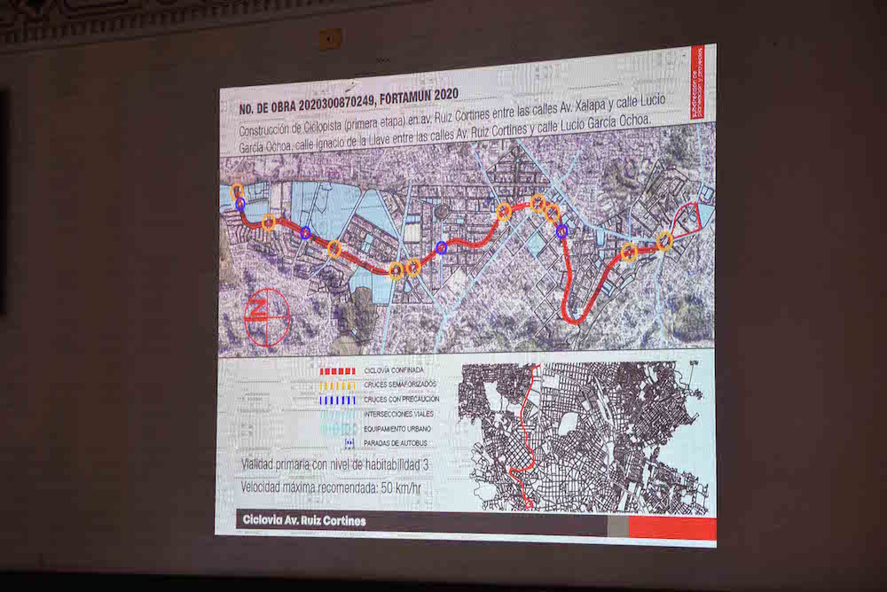 Presentan proyecto de ciclovía para Xalapa