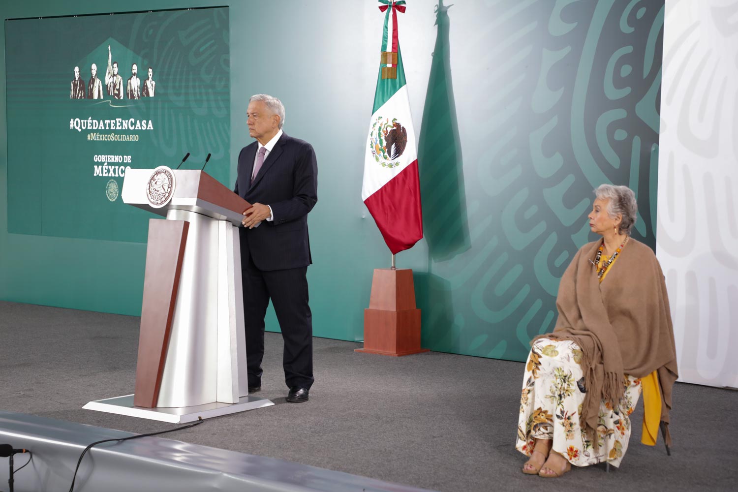 AMLO respalda a jefa de Gobierno tras atentado a secretario de Seguridad de la CDMX