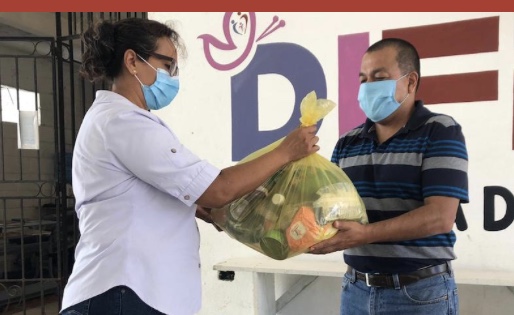Recibe DIF de Agua Dulce apoyo para damnificados por las recientes lluvias