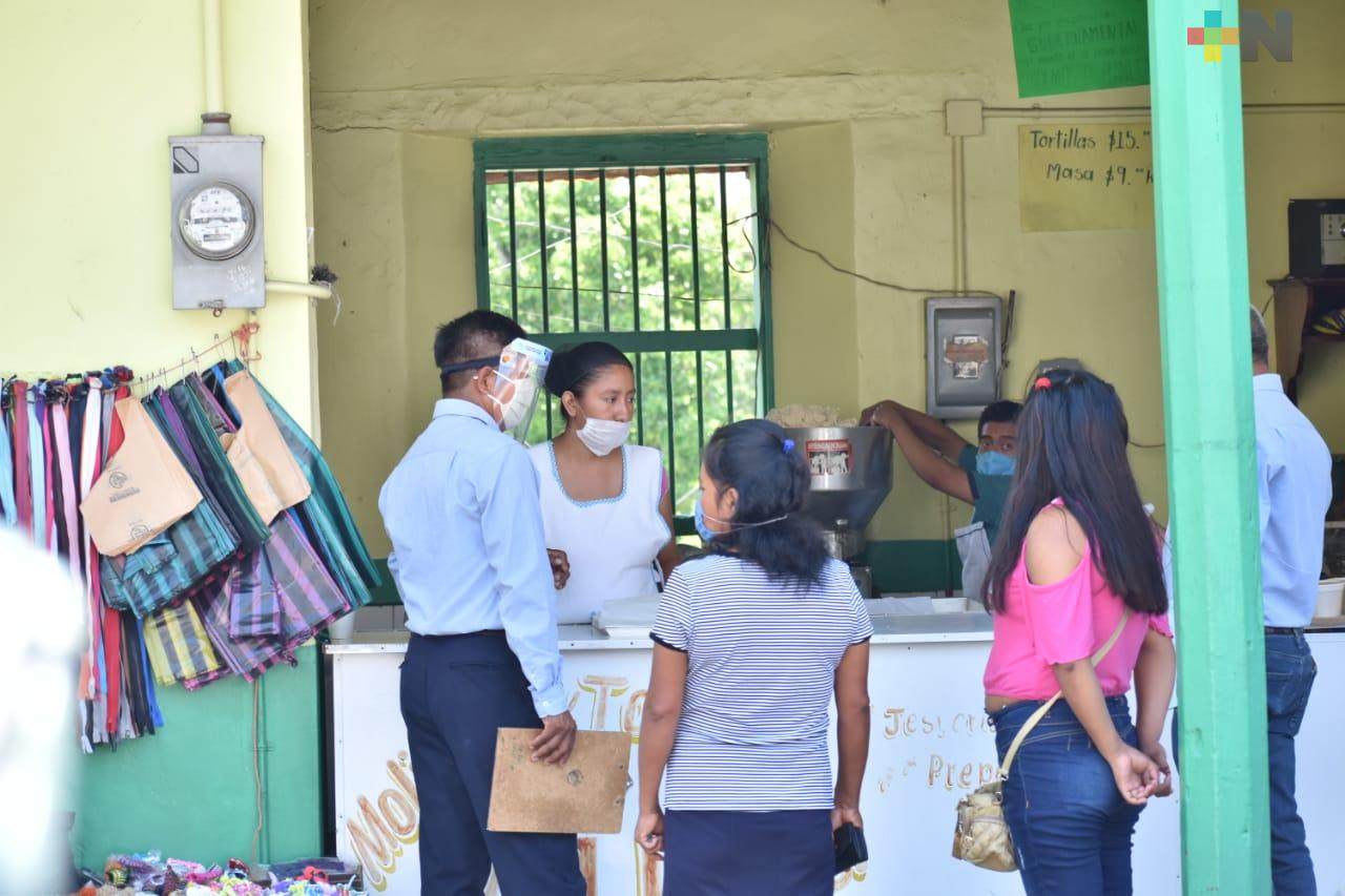 En Tantoyuca, continúan exhortando a población acatar medidas sanitarias