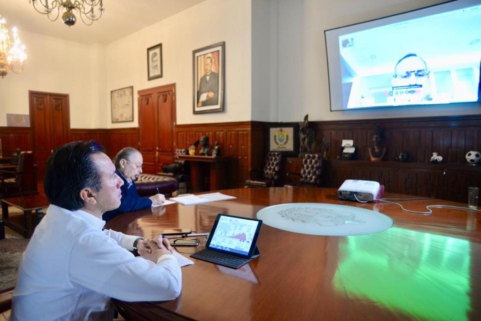 Participa Gobernador de Veracruz en reunión con Secretaria de Gobernación
