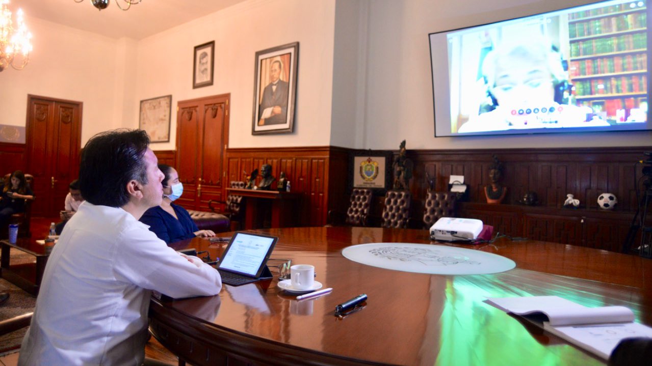 Participa Cuitláhuac García en reunión virtual de CONAGO y Secretaría de Gobernación