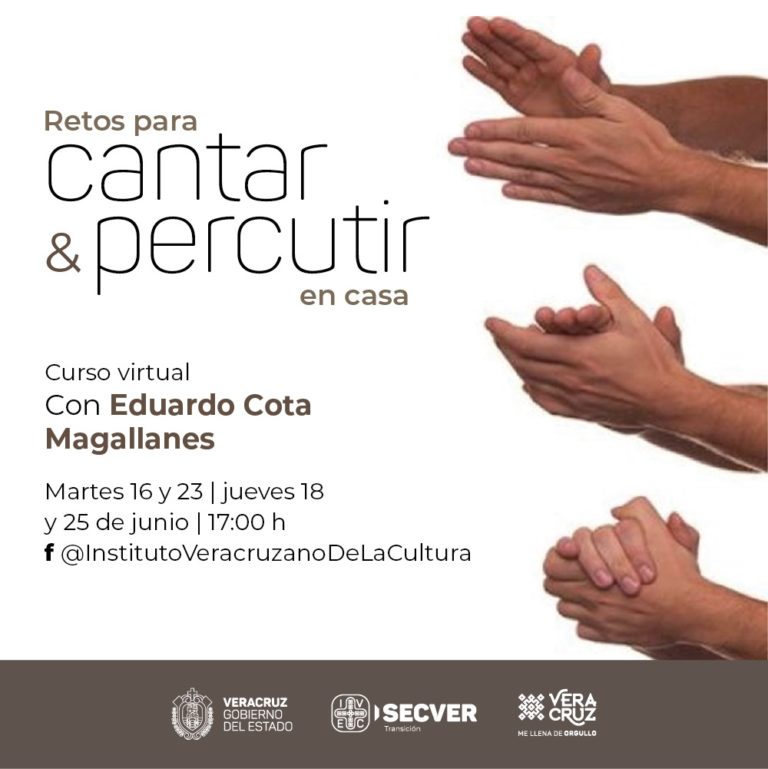 Presenta IVEC el curso virtual “Retos para cantar y percutir en casa”
