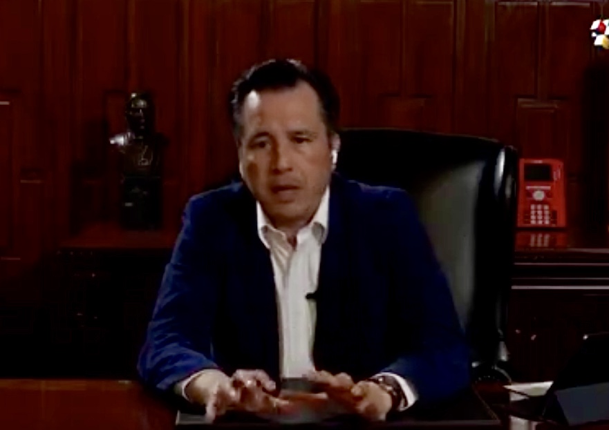 Por el momento todo Veracruz en semáforo rojo; después se semaforizará por regiones: Gobernador Cuitláhuac