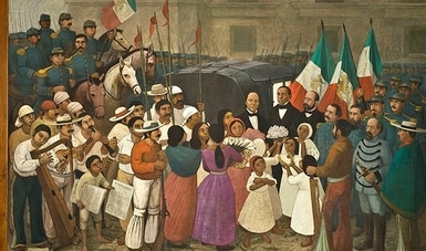 Deja Antonio González Orozco su huella en los muros del Castillo de Chapultepec