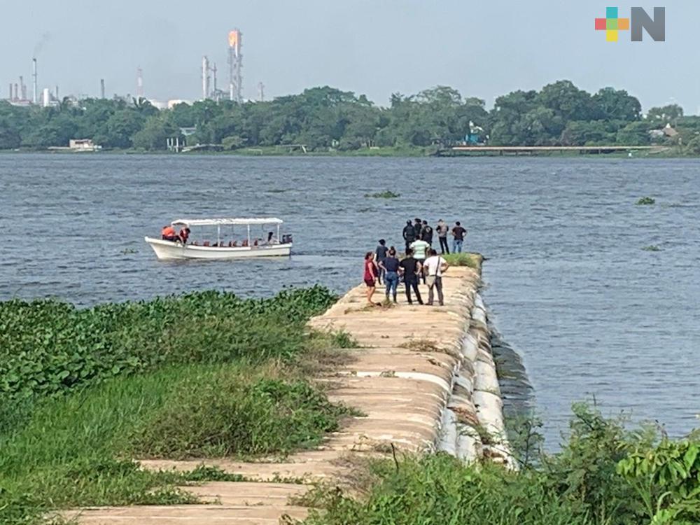 Hombre murió ahogado en el río Coatzacoalcos