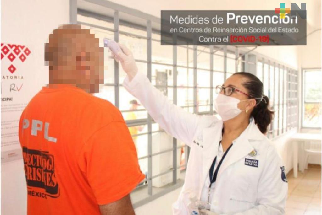 En 12 centros penitenciarios del estado de Veracruz se han vacunado a 475 personas internas