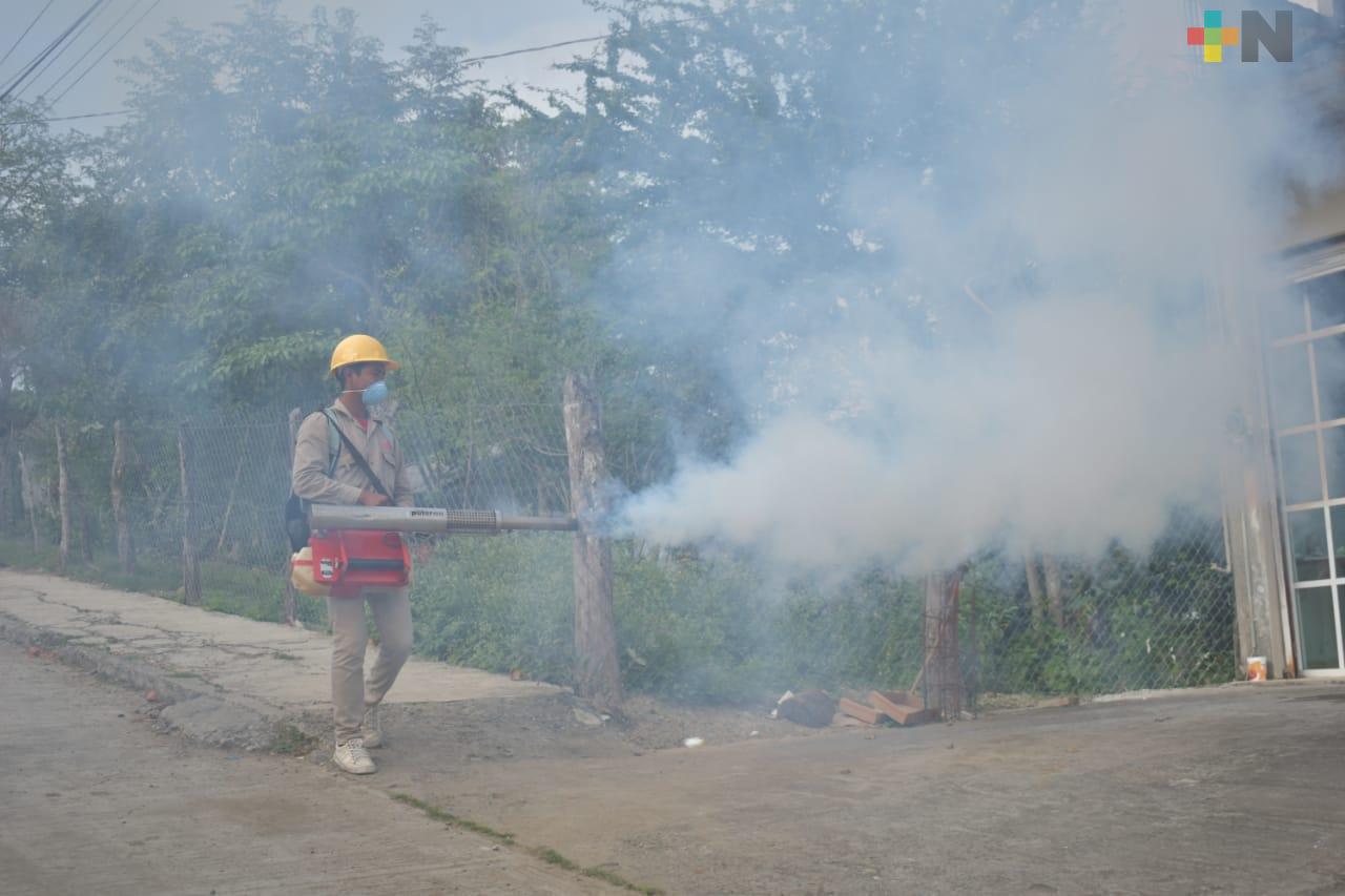 Continúa la prevención del dengue en Tantoyuca