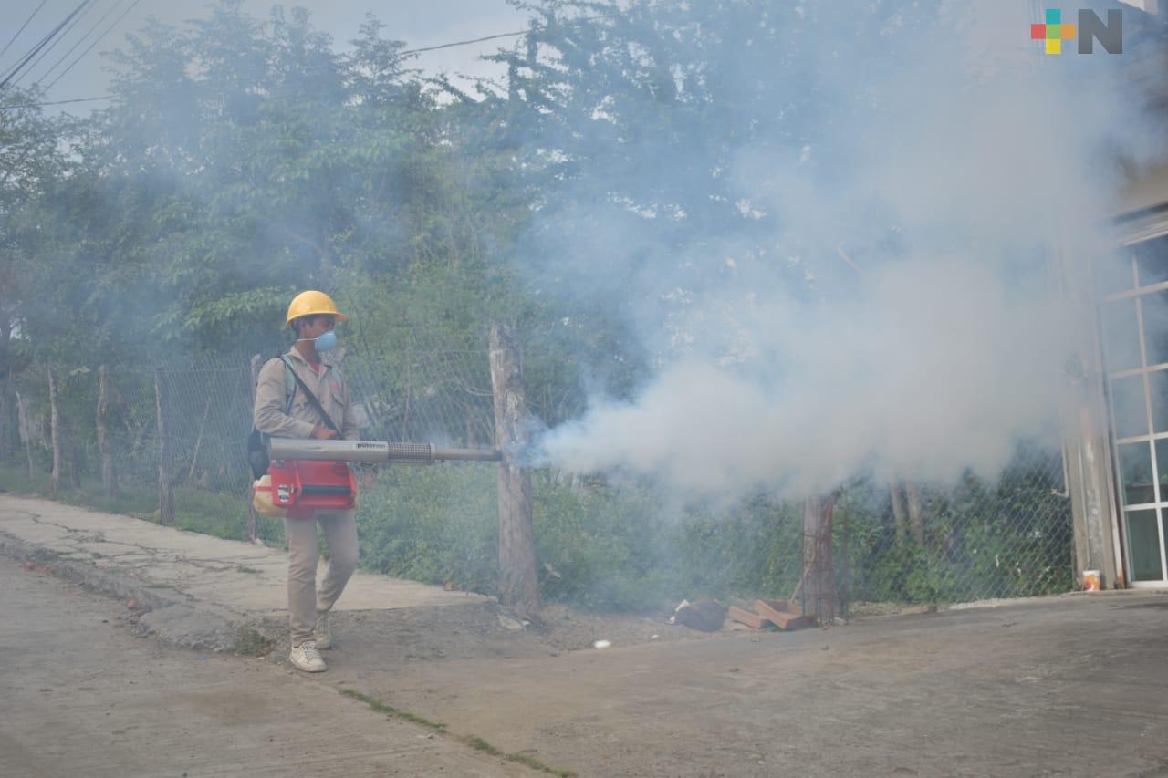 Continúa la prevención del dengue en Tantoyuca