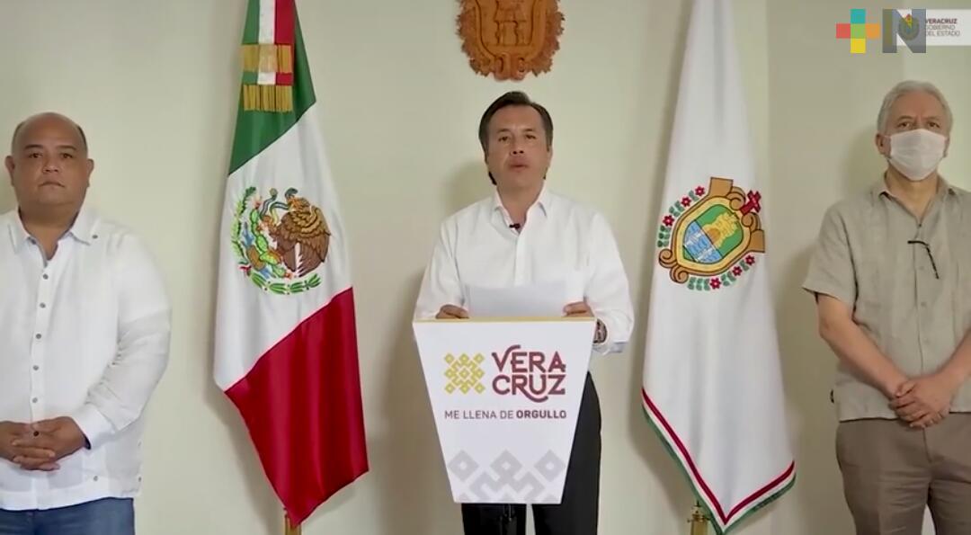 Descarta el Gobernador Cuitláhuac denuncias por daños a edificios públicos durante marcha en Xalapa