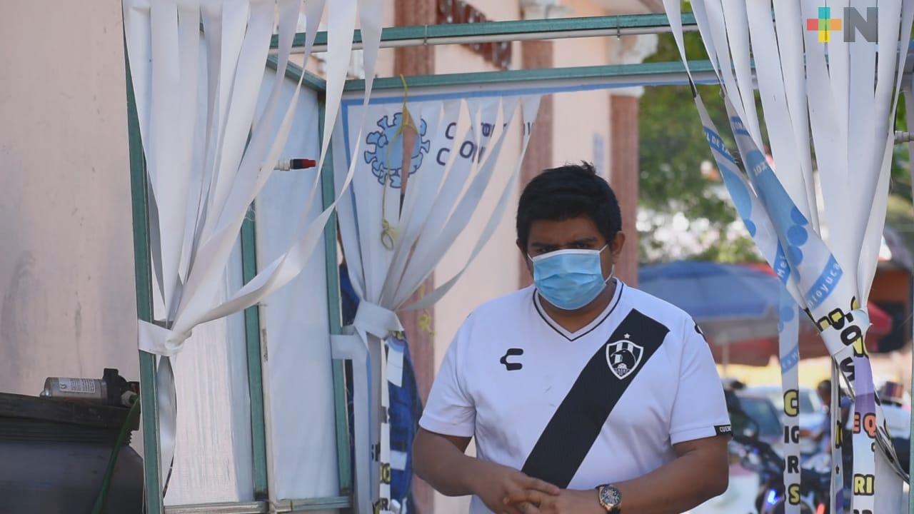 Enfatizan sobre el uso de cubrebocas, en Tantoyuca