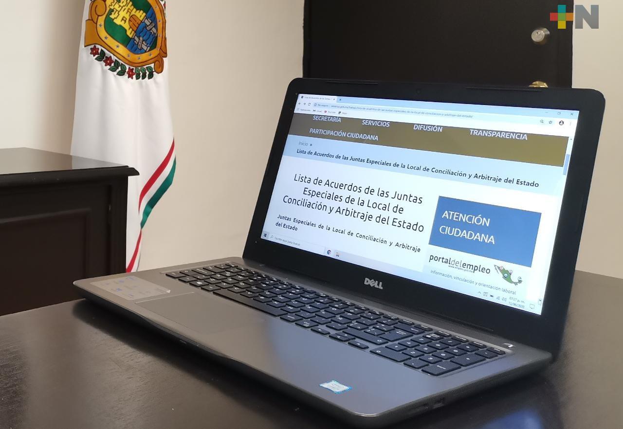 Por primera vez, Veracruz implementa sistema electrónico para consulta de Listas de Acuerdos: Secretaría de Trabajo