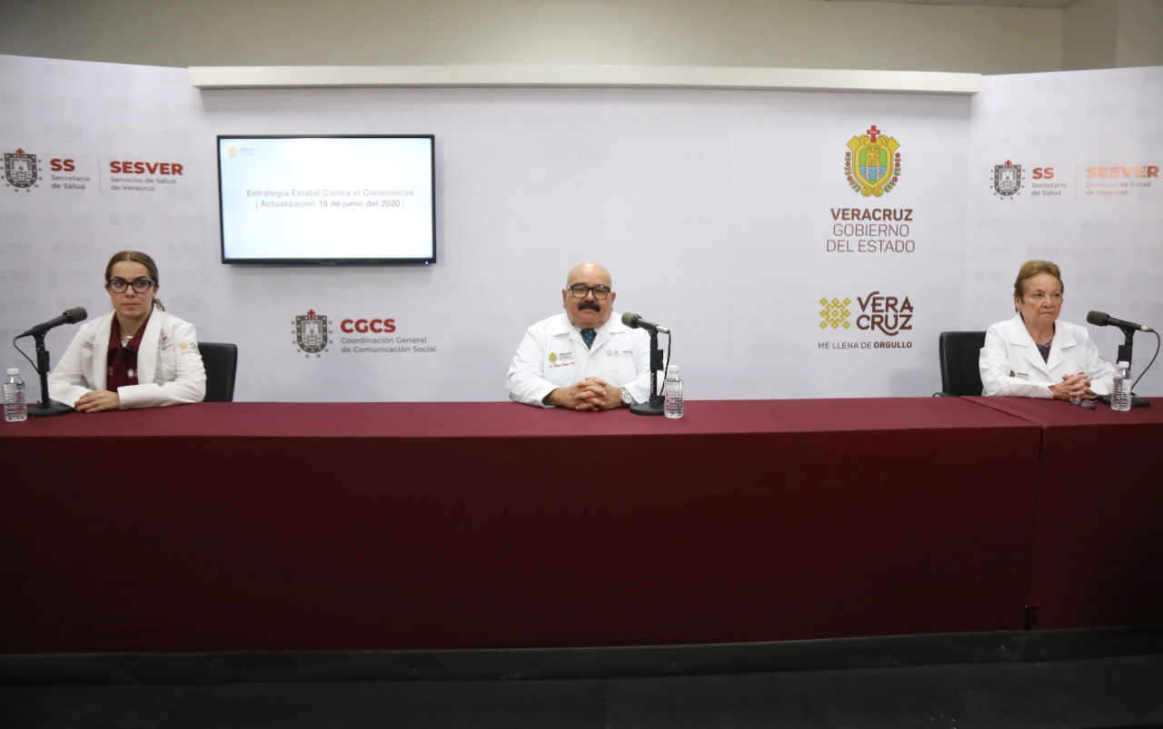 Aumentan a 7 mil 403 los casos de COVID-19 en Veracruz