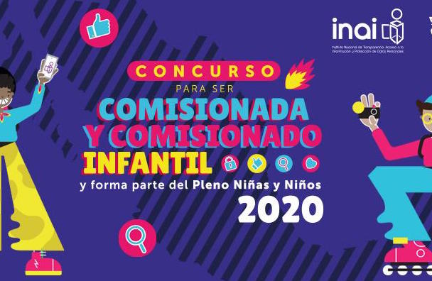 INAI invita a participar en concurso para ser comisionada y comisionado infantil 2020