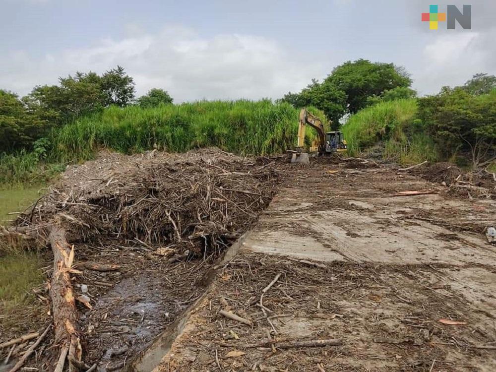 Limpian El Meandro, para evitar inundaciones en San Rafael