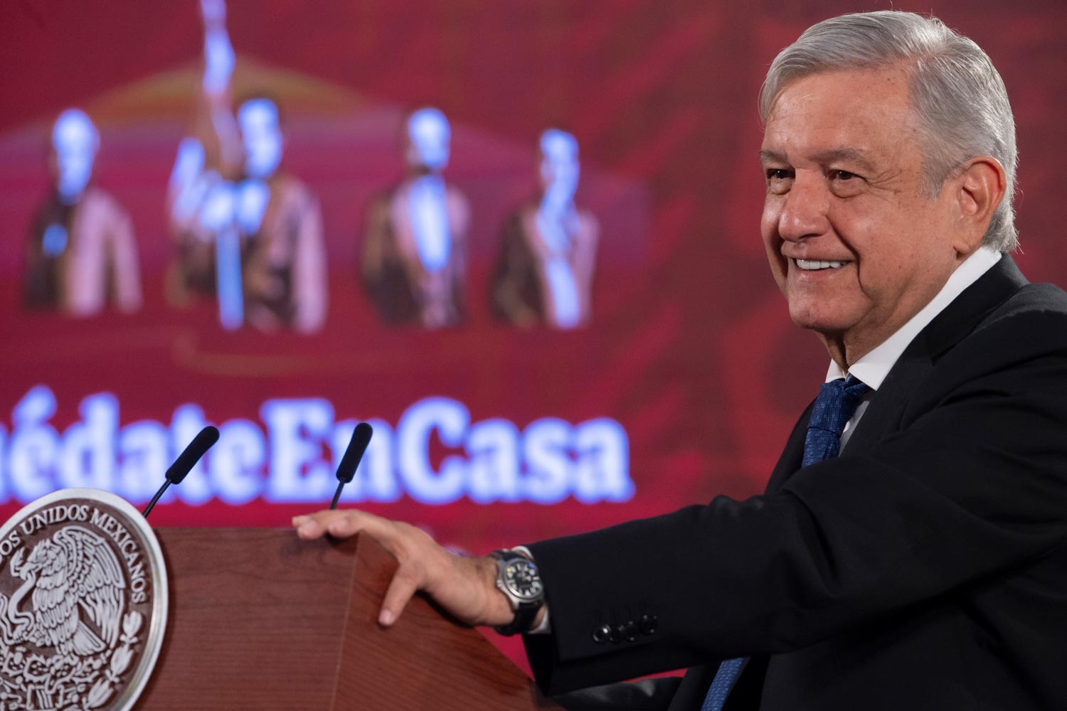 México da ejemplo al mundo en control de epidemia de COVID-19: AMLO