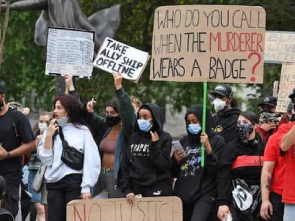 Movilizaciones por George Floyd llegan a Londres