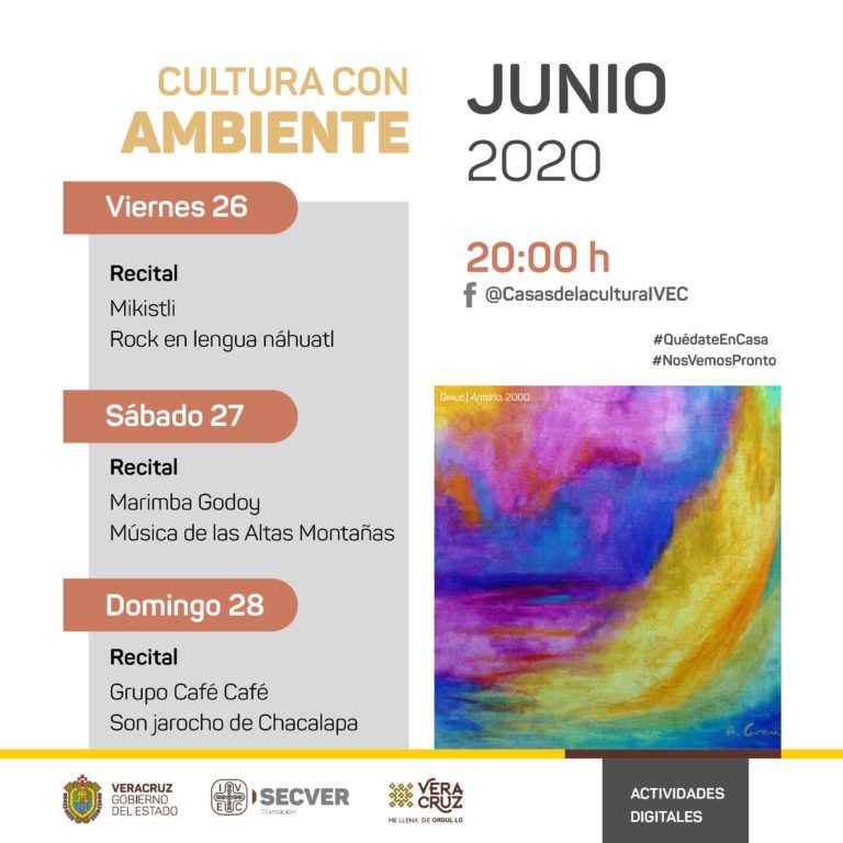 IVEC presenta fin de semana musical en Casas de la Cultura