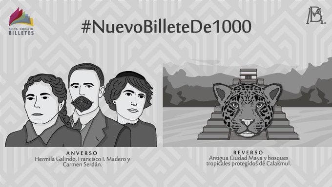 Billete de 1000 pesos tendrá nueva imagen