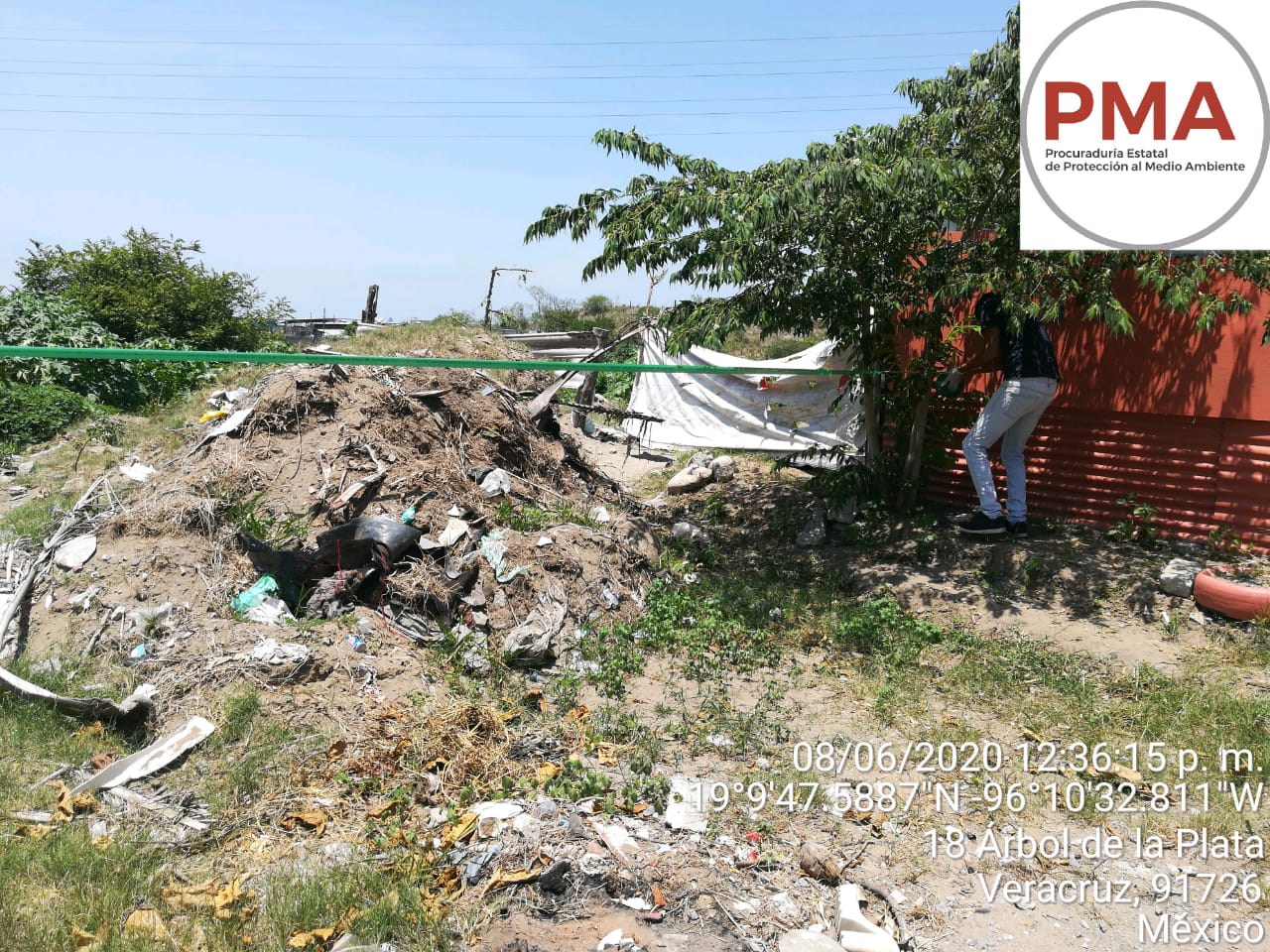 Procuraduría de Medio Ambiente clausura relleno en colonia de Veracruz
