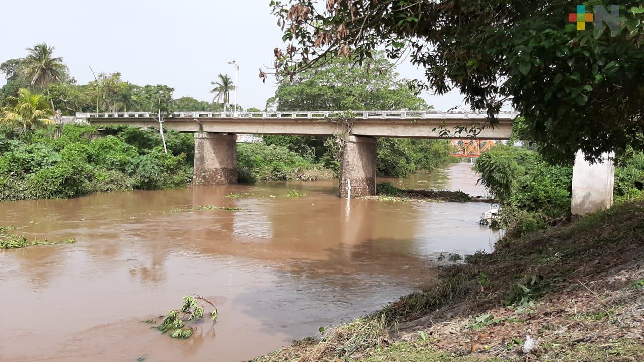 Río Jamapa aún sin representar un riesgo: PC Medellín