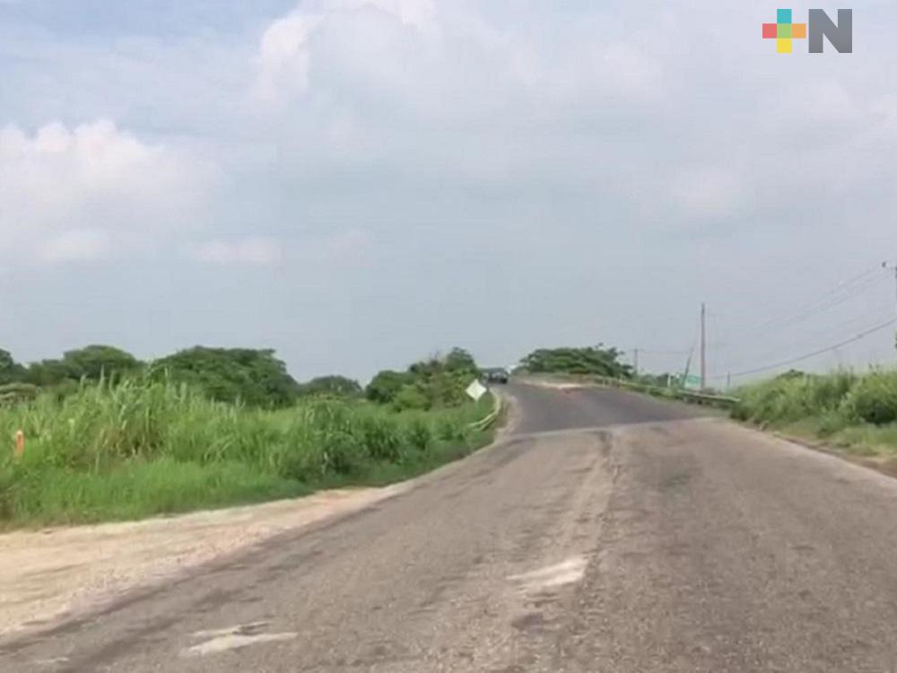 SIOP rehabilitará carretera federal entre puente Coatzacoalcos Uno y crucero de Pajaritos