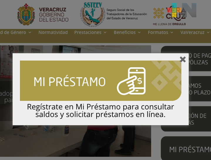 SSTEEV mantiene préstamos a través de su portal en internet