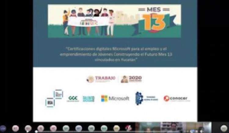 Certifican en competencias digitales a docentes de institutos tecnológicos y Jóvenes Construyendo el Futuro, en Yucatán