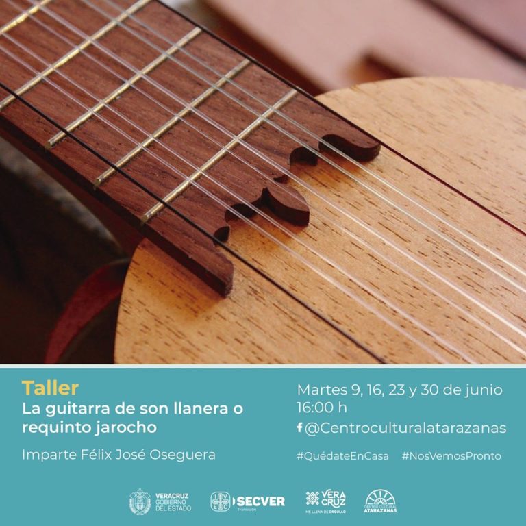 Presenta IVEC el taller virtual “La guitarra de son llanera o requinto jarocho”