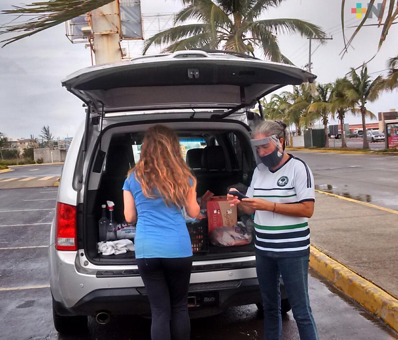 En Boca del Río, instalan centro de acopio para asilo de ancianos