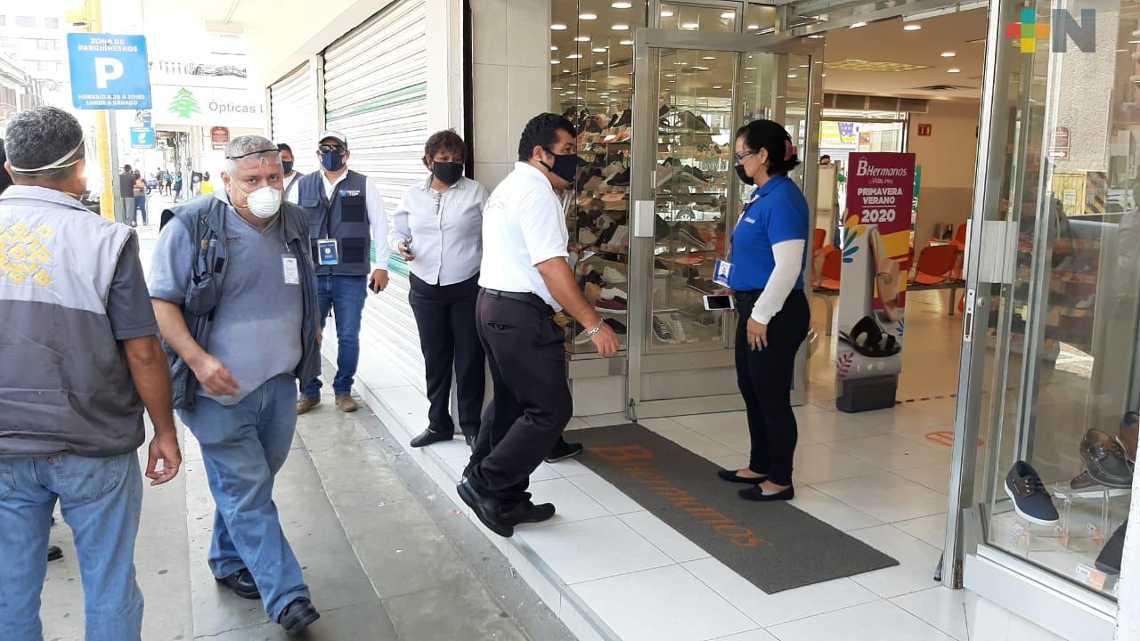 Más de dos mil apercibimientos a negocios de Veracruz puerto por incumplir con medidas sanitarias