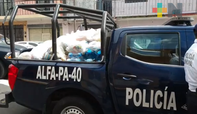 Durante pandemia, autoridades de Orizaba continúan entregando despensas a domicilio