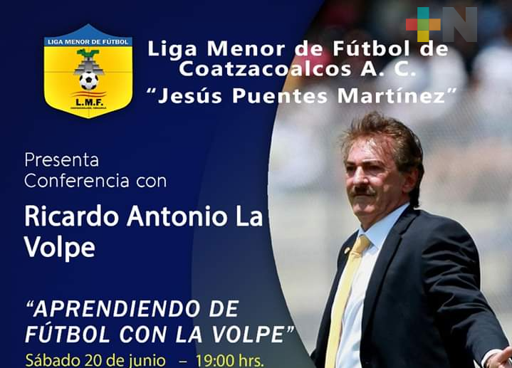 La Volpe dará conferencia virtual de futbol
